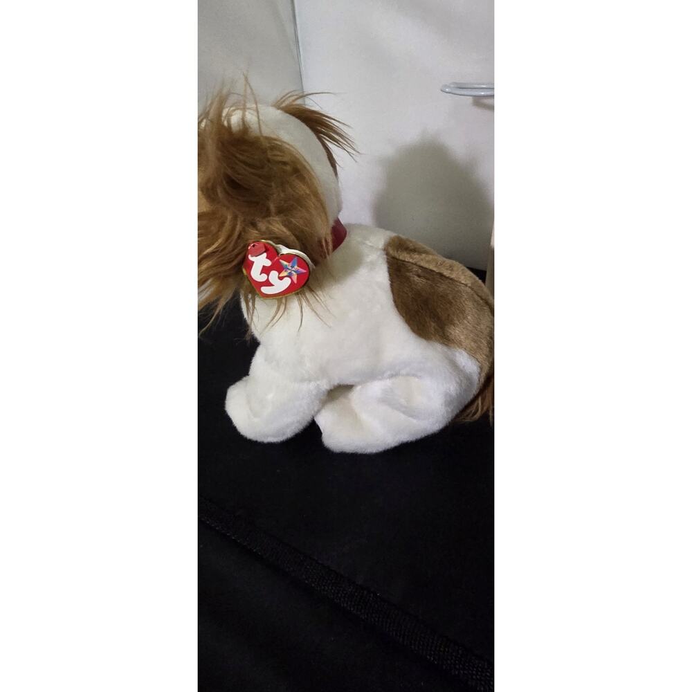 Ty Classic ROMPER the Dog 11” Plush Stuffed Animal Toy 2001 0111 - Picture 2 of 4